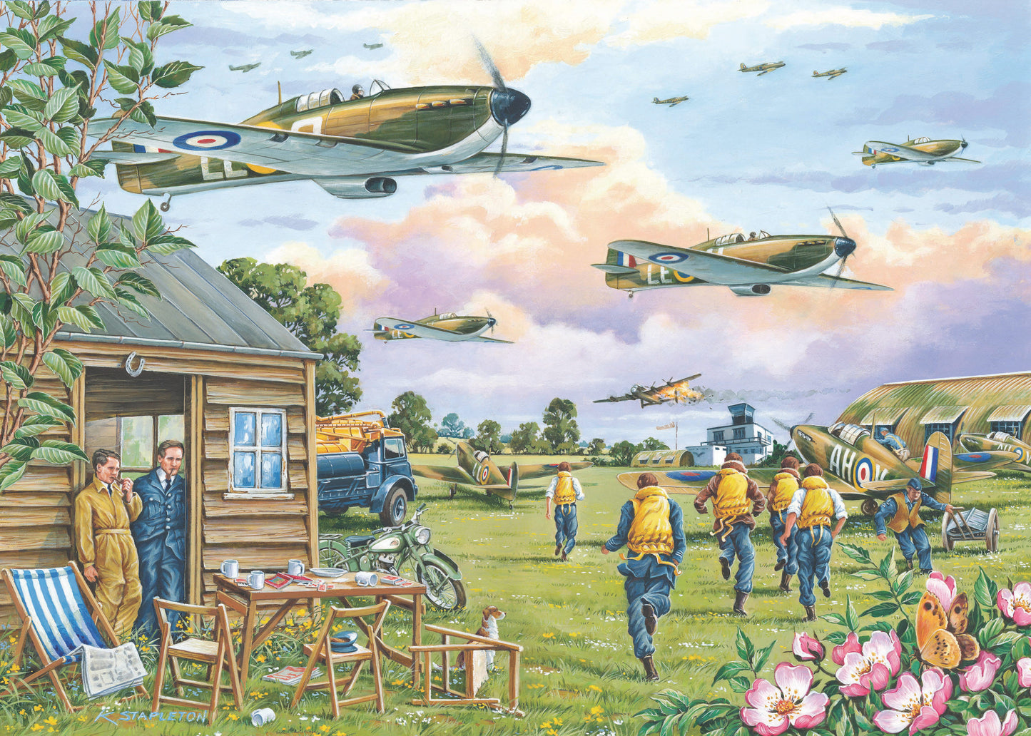 Sky Patrol Puzzle, 2 x 500 XL-Teile