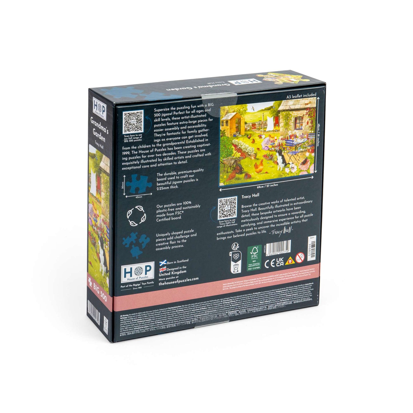 Grandma’s Garden 500 Big Piece Jigsaw Puzzle