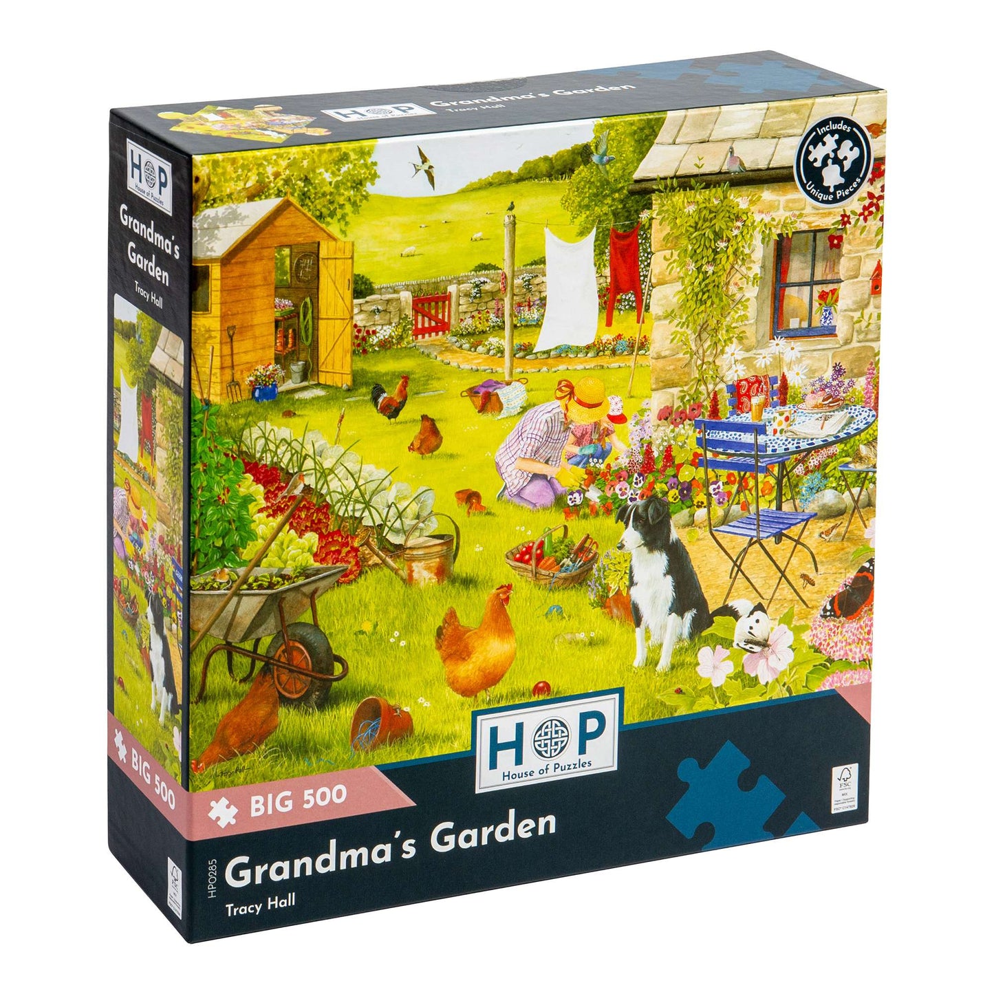 Grandma’s Garden 500 Big Piece Jigsaw Puzzle