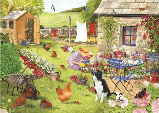 Grandma’s Garden 500 Big Piece Jigsaw Puzzle
