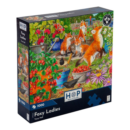Foxy Ladies 1000 Piece Jigsaw Puzzle