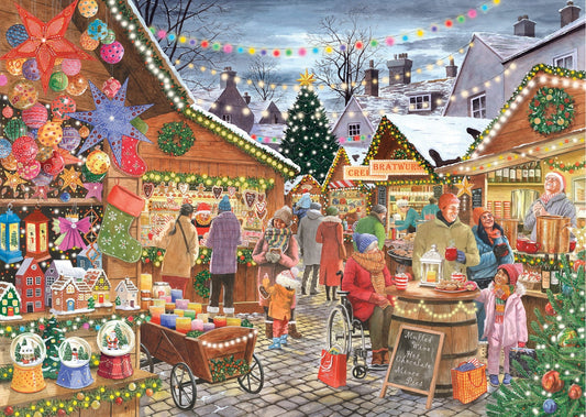 Christmas Market 1000 Piece Jigsaw Puzzle