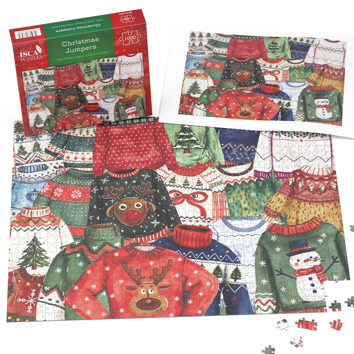 Christmas Jumpers 1000 Piece Jigsaw Puzzle