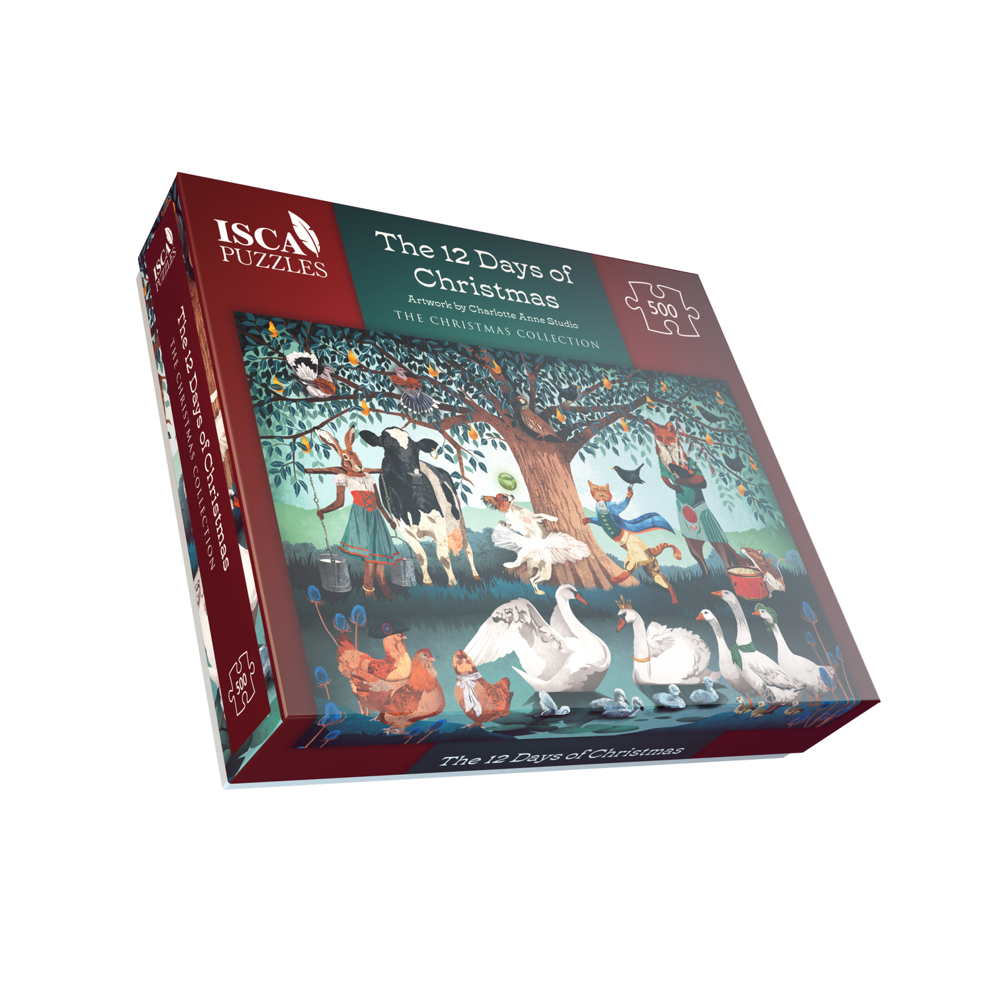 The 12 Days of Christmas 1000 Piece Jigsaw Puzzle