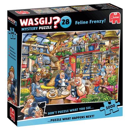 Wasgij Mystery 28 Feline Frenzy 1000 Piece Jigsaw Puzzle