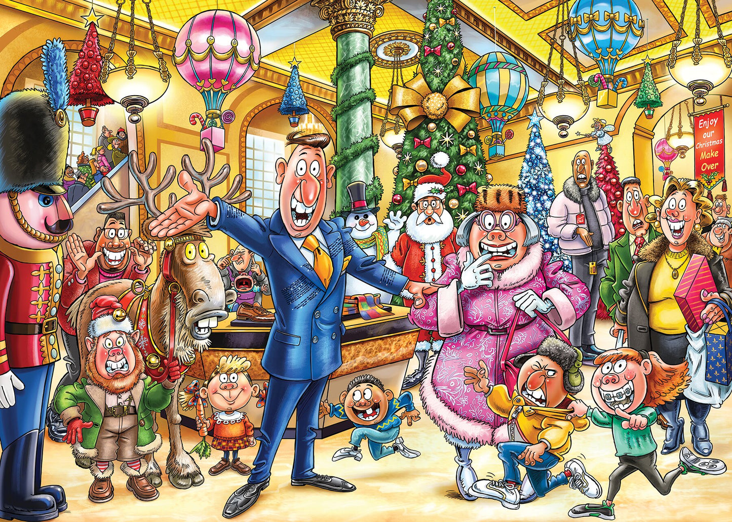 Wasgij Christmas 21 A Very Merry Makeover 1000 Piece Jigsaw Puzzle
