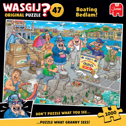 Wasgij Original 47 Boating Bedlam 1000 Piece Jigsaw Puzzle