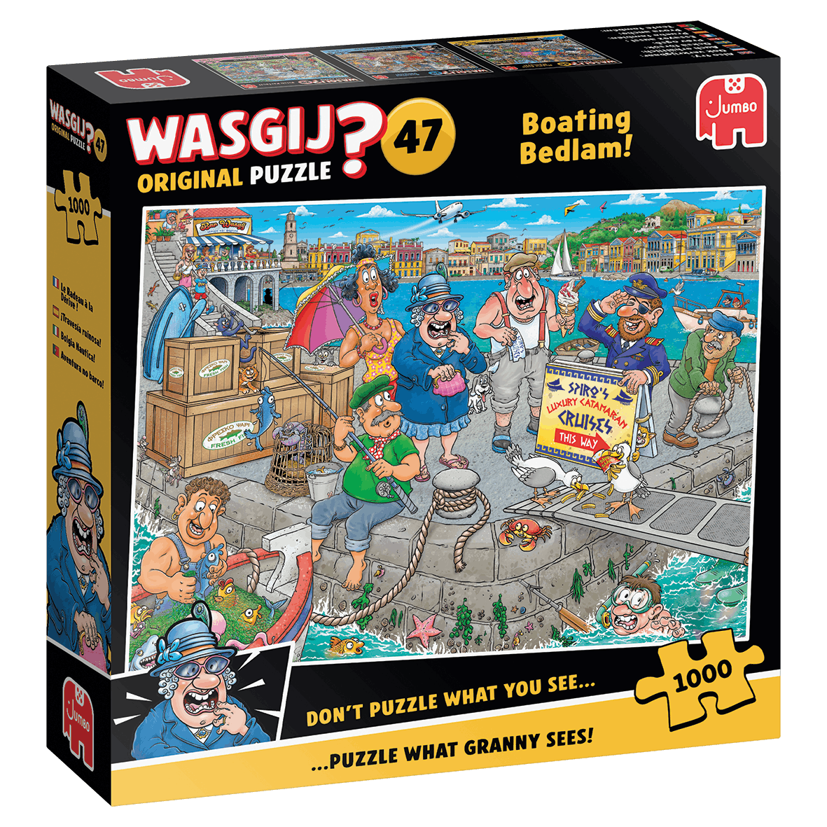 Wasgij Original 47 Boating Bedlam 1000 Piece Jigsaw Puzzle
