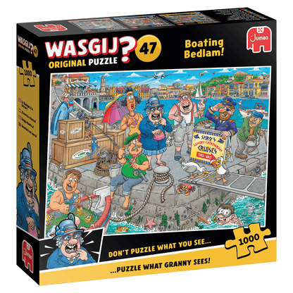 Wasgij Original 47 Boating Bedlam 1000 Piece Jigsaw Puzzle