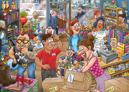 Wasgij Mystery 29 Donation Debacle 1000 Piece Jigsaw Puzzle