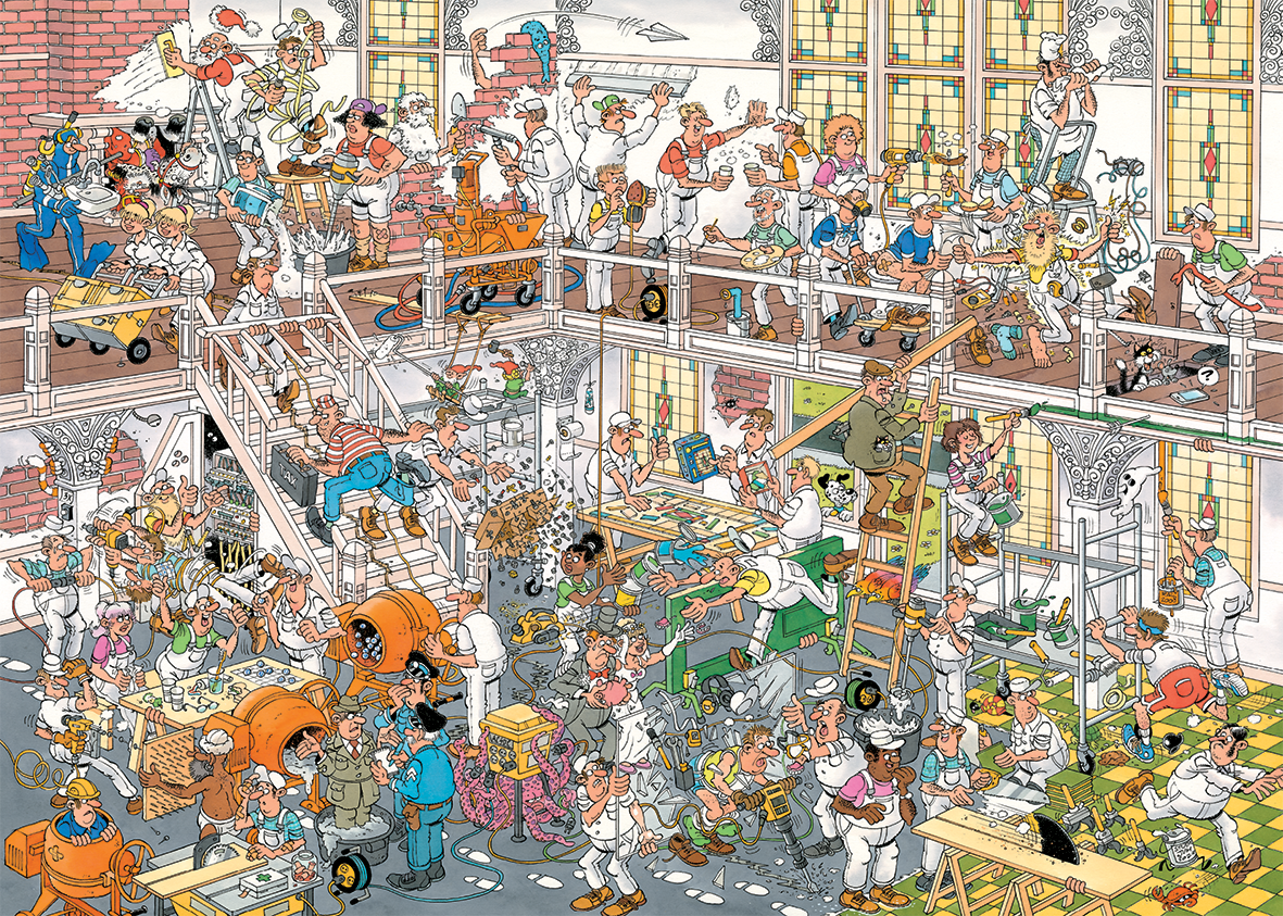 Jan Van Haasteren Puzzle « Comment ne pas bricoler » 2 x 1000 pièces