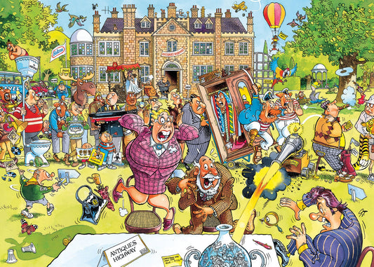 Wasgij Retro Original 10 Antique Hunt 1000 Piece Jigsaw Puzzle
