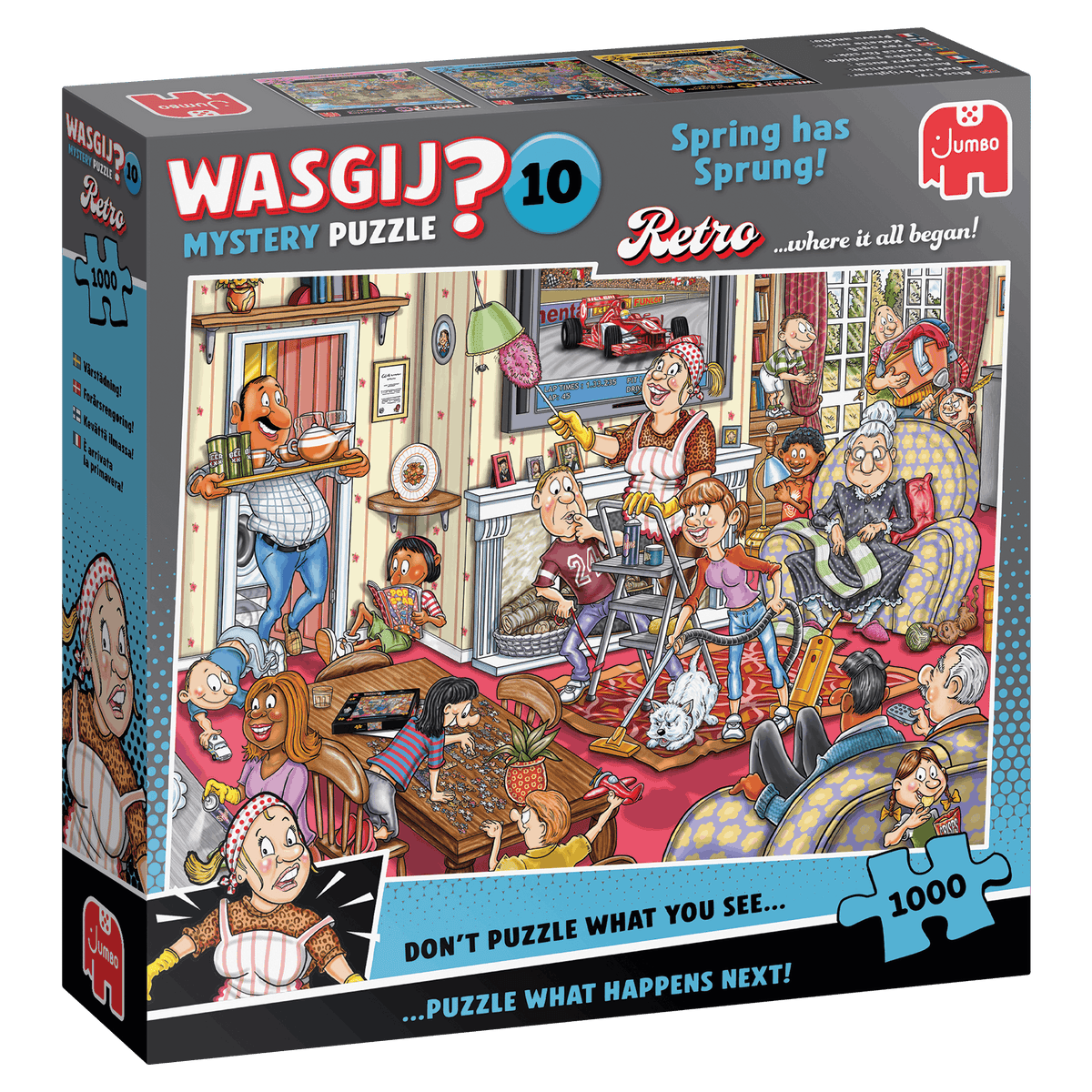 Wasgij Retro Mystery 10 Spring Has Sprung 1000 Piece Jigsaw Puzzle