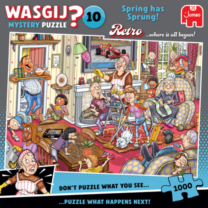PRE-ORDER Wasgij Retro Mystery 10 Spring Has Sprung 1000 Piece Jigsaw Puzzle