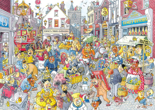 Wasgij Retro Destiny 10 High Street Hassle 1000 Piece Jigsaw Puzzle