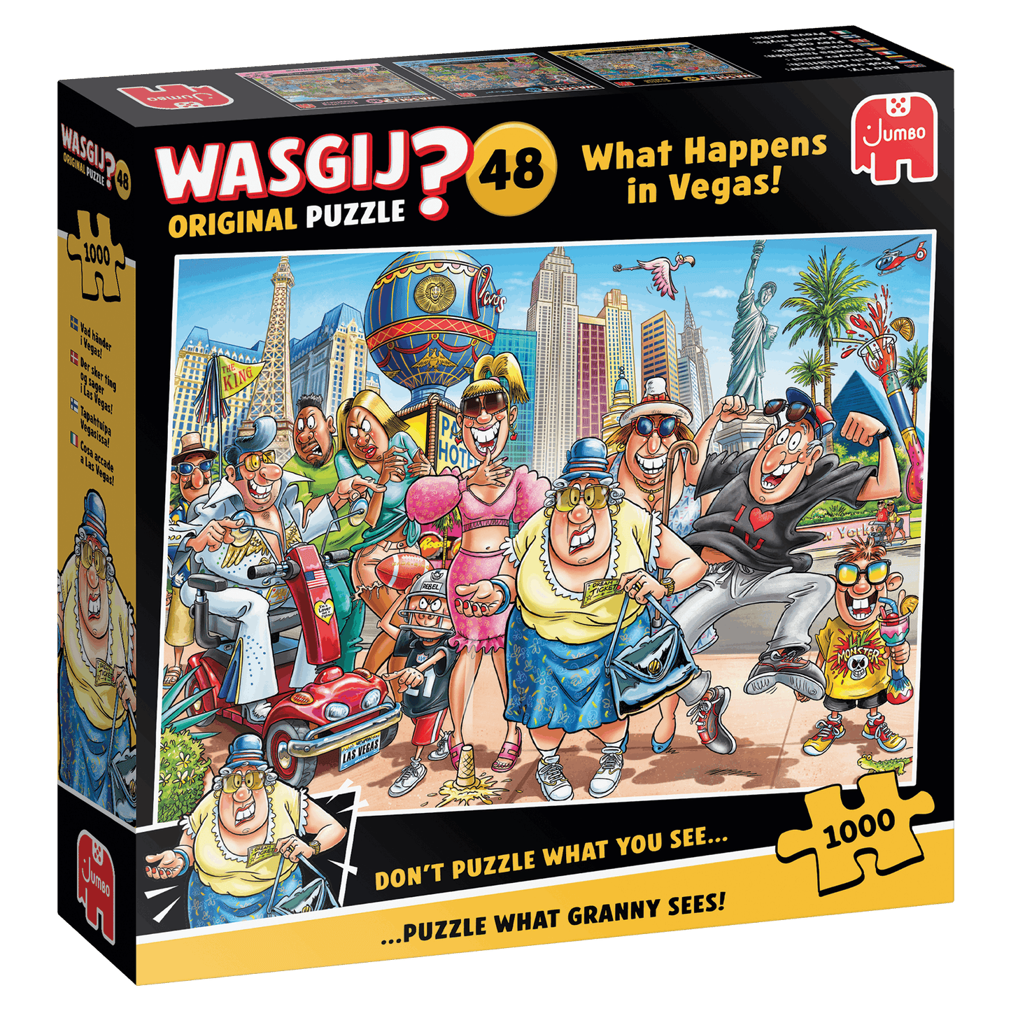 Wasgij Original 48 What Happens in Vegas 1000 Piece Jigsaw Puzzle