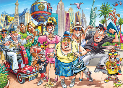 Wasgij Original 48 What Happens in Vegas 1000 Piece Jigsaw Puzzle