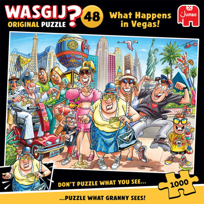Wasgij Original 48 What Happens in Vegas 1000 Piece Jigsaw Puzzle