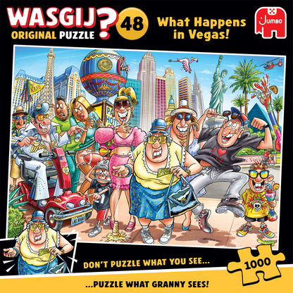 PRE-ORDER Wasgij Original 48 What Happens in Vegas 1000 Piece Jigsaw Puzzle