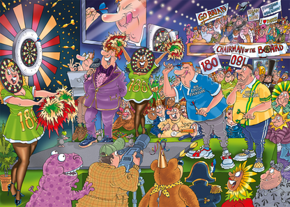 PRE-ORDER Wasgij Mystery 30 Bullseye 1000 Piece Jigsaw Puzzle