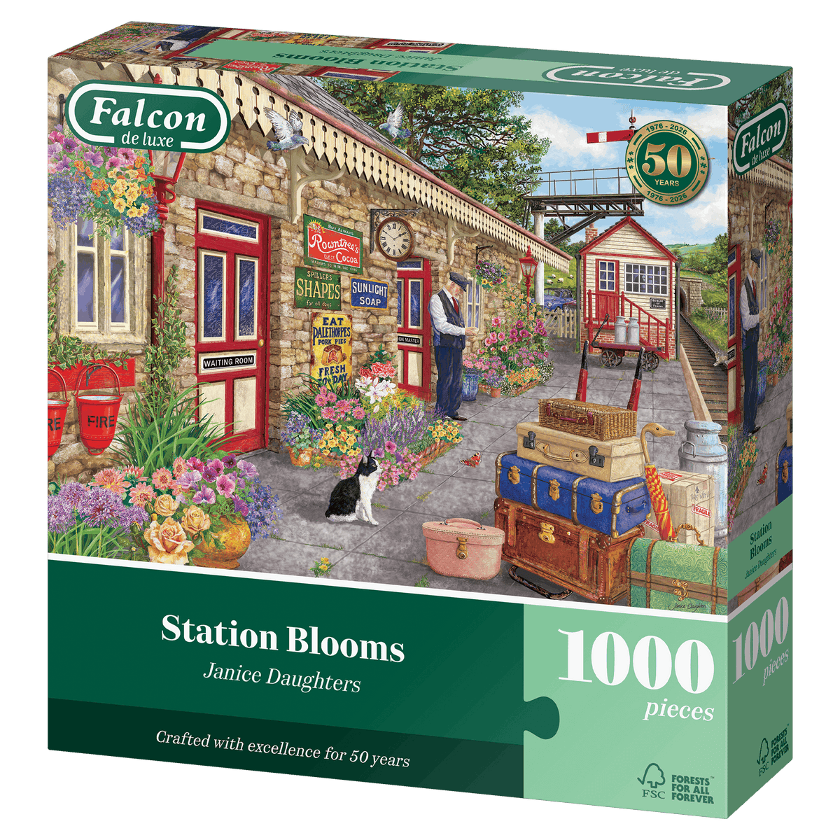 Falcon Spring Puzzle Falcon de luxe Station Blooms 1000 Piece jigsaw Puzzle – All Jigsaw Puzzles