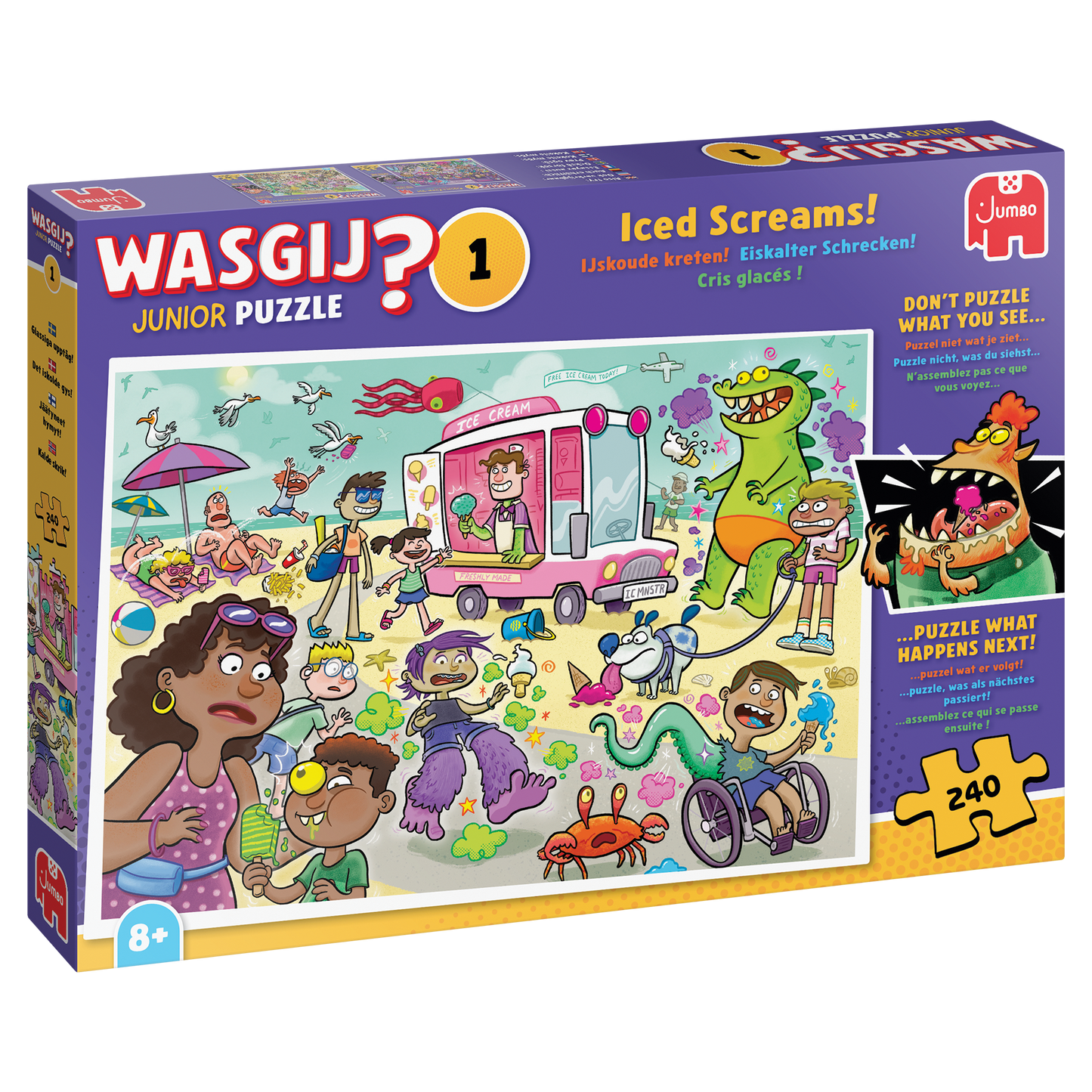 PRE-ORDER Wasgij Junior 1 Iced Screams 240 Piece Jigsaw Puzzle