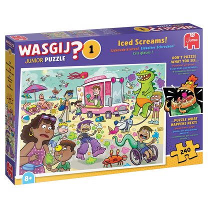 PRE-ORDER Wasgij Junior 1 Iced Screams 240 Piece Jigsaw Puzzle