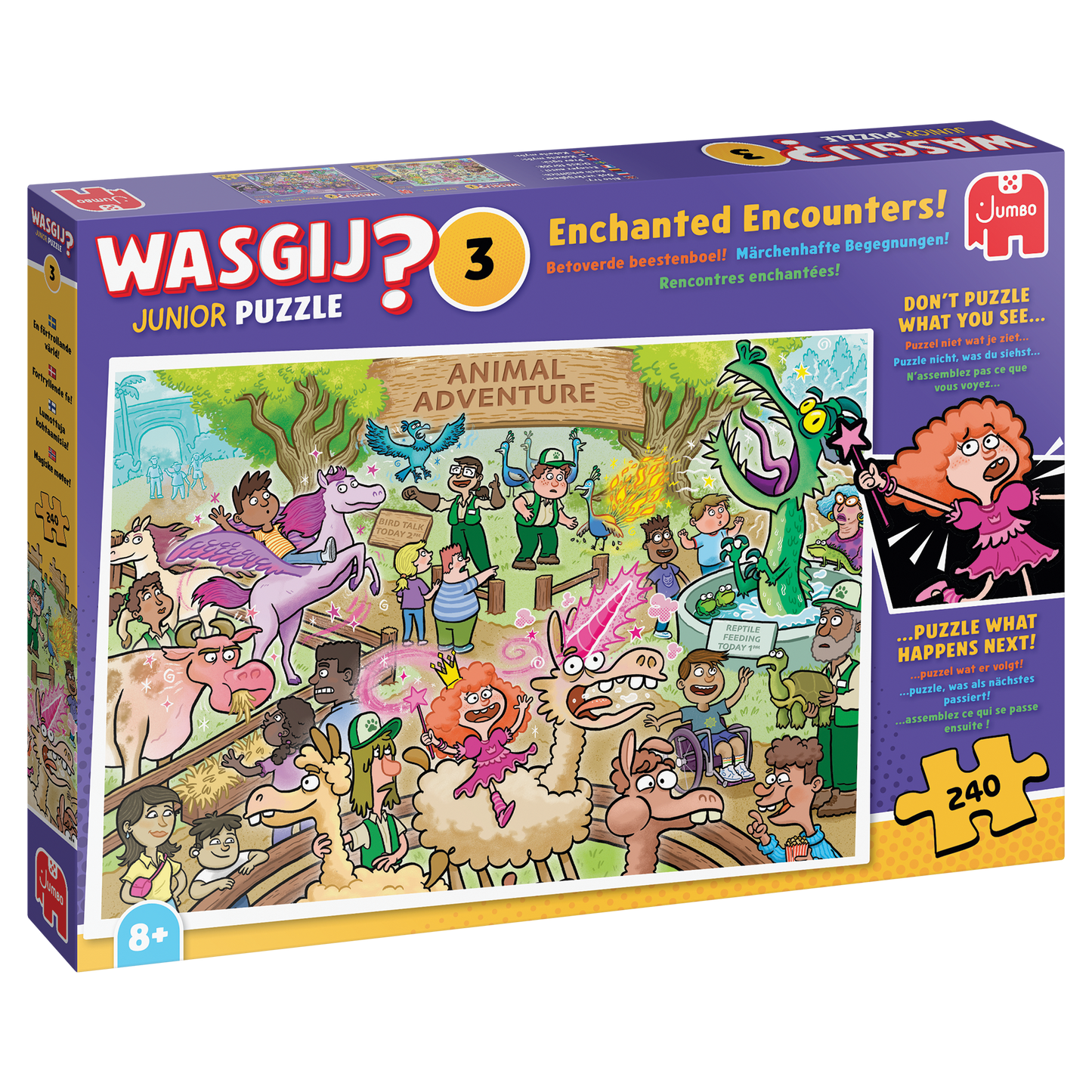 Wasgij Junior 3 Enchanted Encounters 240 Piece Jigsaw Puzzle
