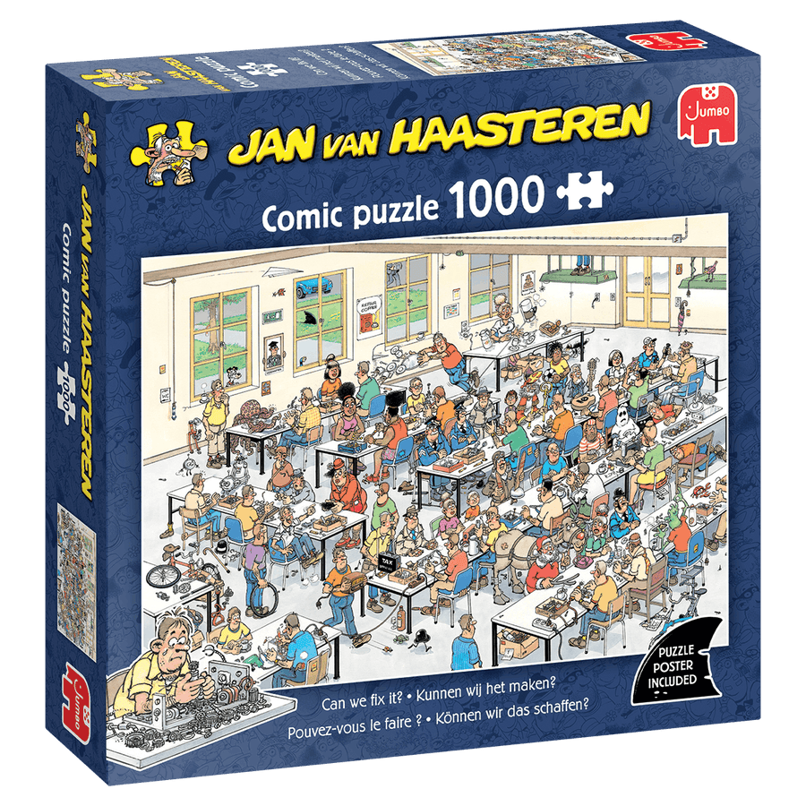 Jan van Haasteren Can We Fix It 1000 Piece Jigsaw Puzzle – All Jigsaw ...