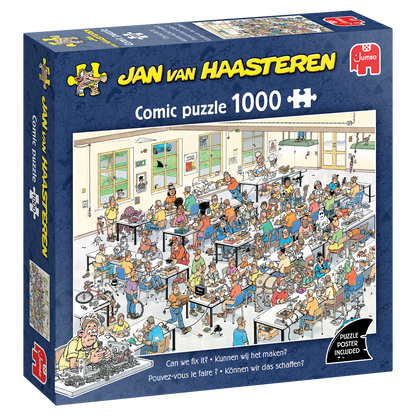 PRE-ORDER Jan van Haasteren Can We Fix It 1000 Piece Jigsaw Puzzle