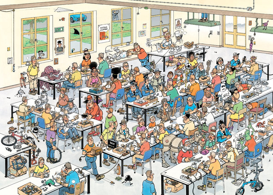 Jan van Haasteren Can We Fix It 1000 Piece Jigsaw Puzzle – All Jigsaw ...