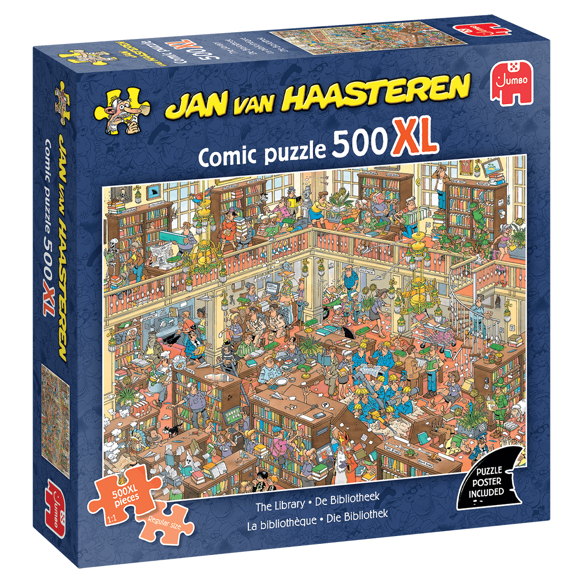 Jan van Haasteren The Library 500XL Piece  Jigsaw Puzzle