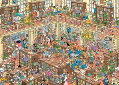 PRE-ORDER Jan van Haasteren The Library 500XL Piece  Jigsaw Puzzle