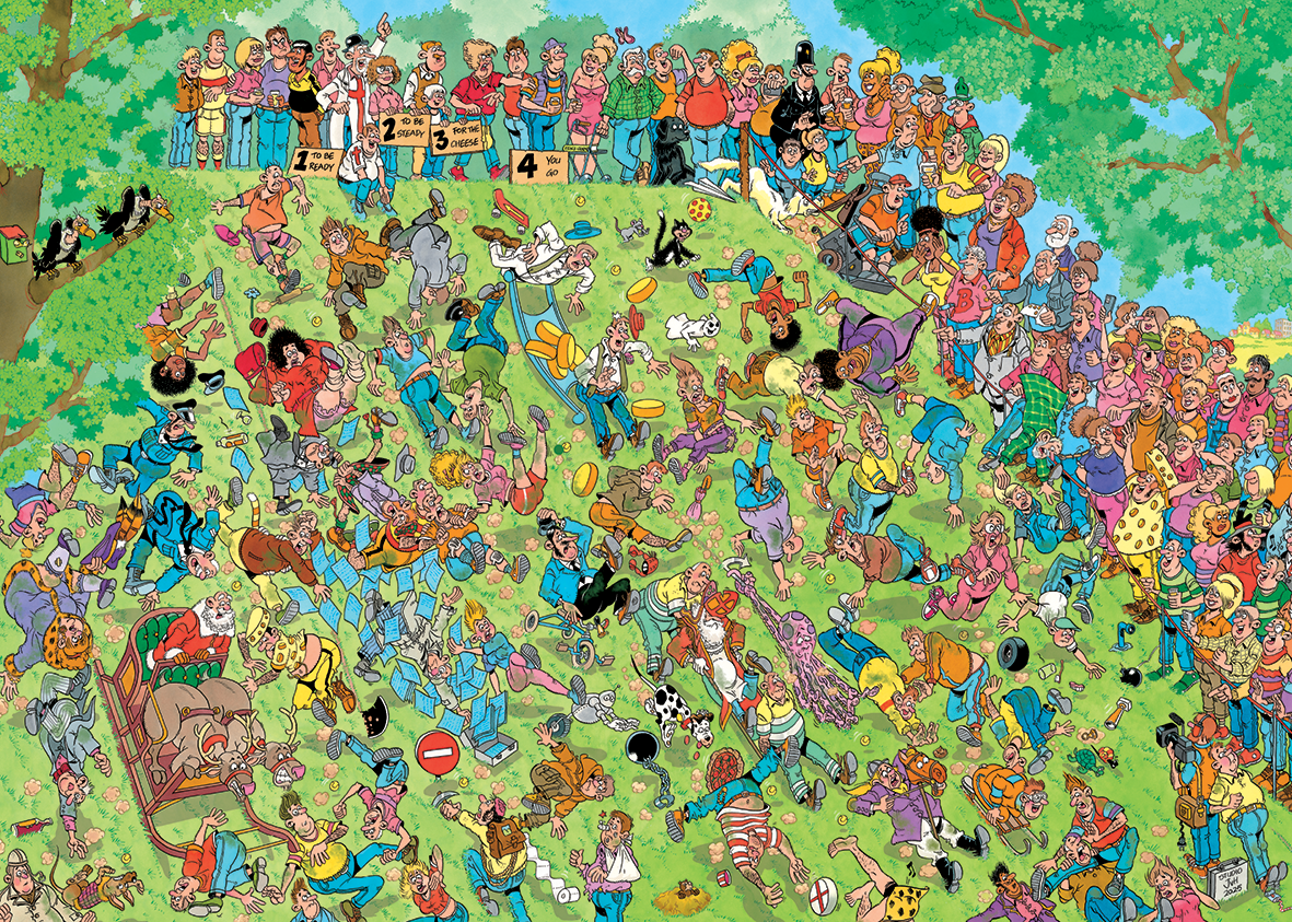 PRE-ORDER Jan Van Haasteren Seize the Cheese 1000 Piece Jigsaw Puzzle ...