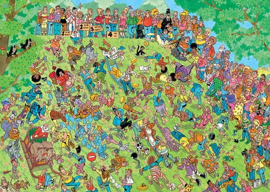 PRE-ORDER Jan Van Haasteren Seize the Cheese 1000 Piece Jigsaw Puzzle