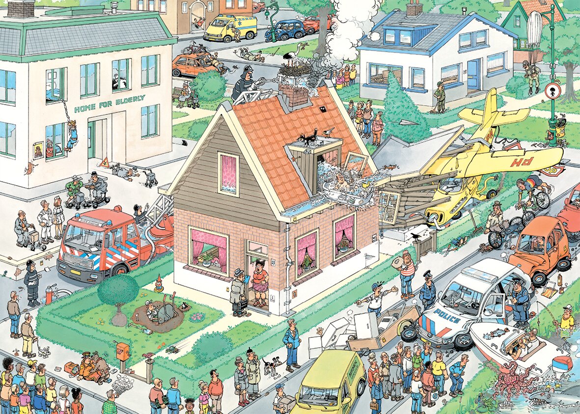 Jan Van Haasteren's Murphy's Law 1000 Piece Jigsaw Puzzle