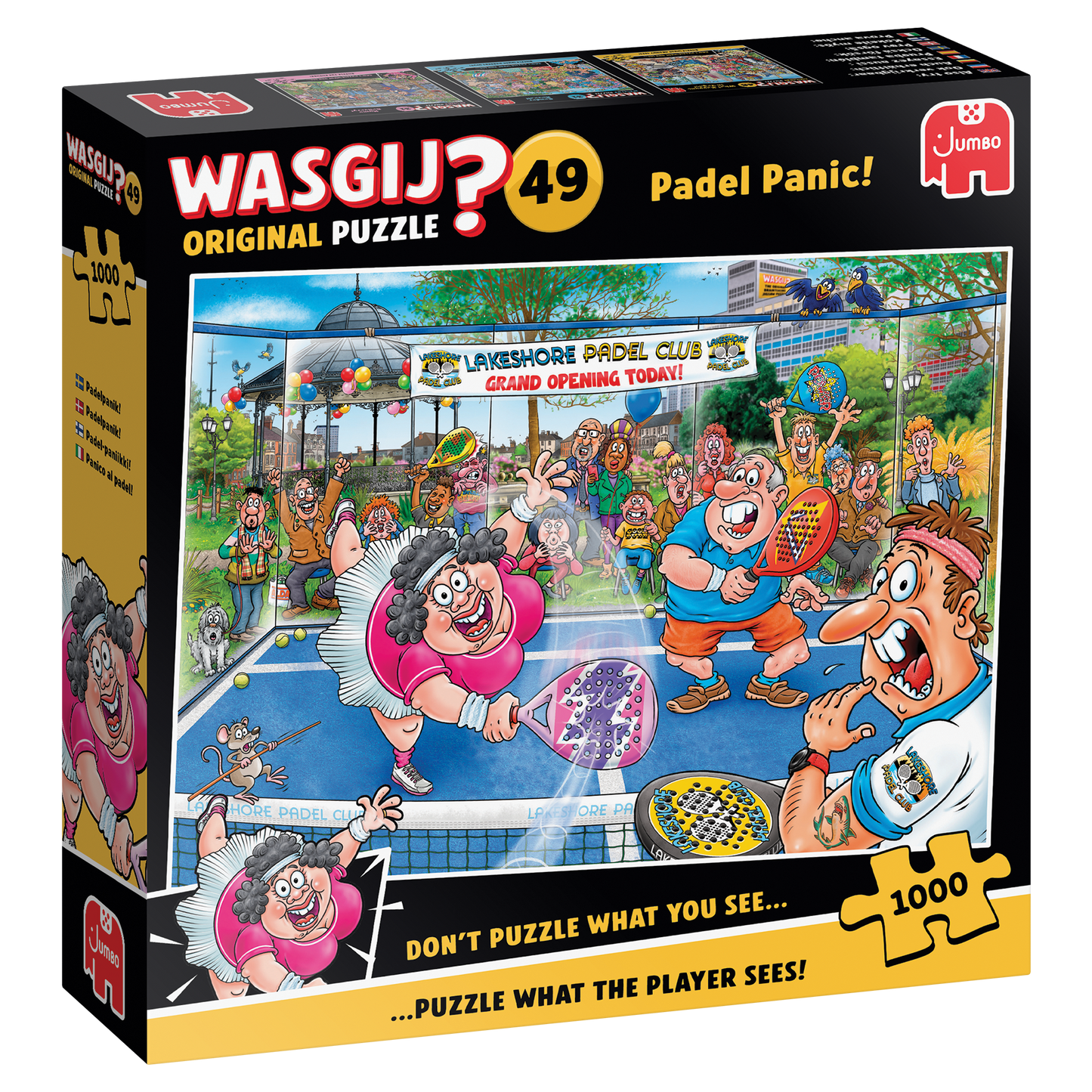PRE-ORDER Wasgij Original 49 Padel Panic 1000 Piece Jigsaw Puzzle