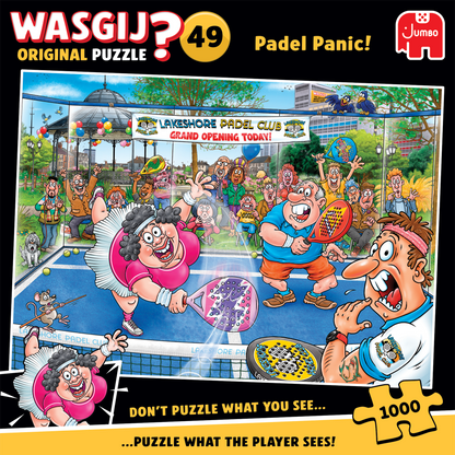 PRE-ORDER Wasgij Original 49 Padel Panic 1000 Piece Jigsaw Puzzle