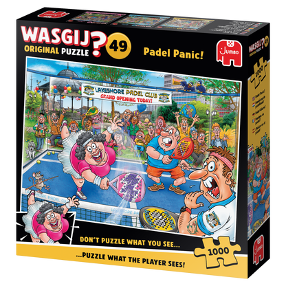 PRE-ORDER Wasgij Original 49 Padel Panic 1000 Piece Jigsaw Puzzle