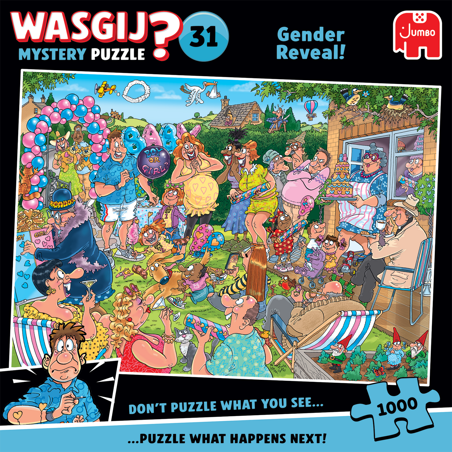 PRE-ORDER Wasgij Mystery 31 Gender Reveal! 1000 Piece Jigsaw Puzzle
