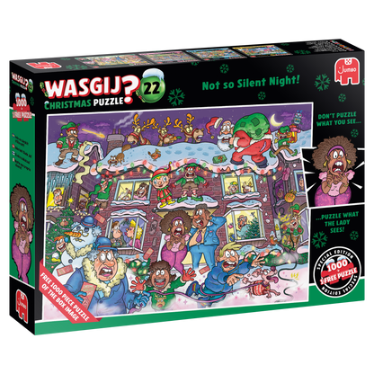 PRE-ORDER Wasgij Christmas 22 Not So Silent Night! 2 x 1000 Piece Jigsaw Puzzle