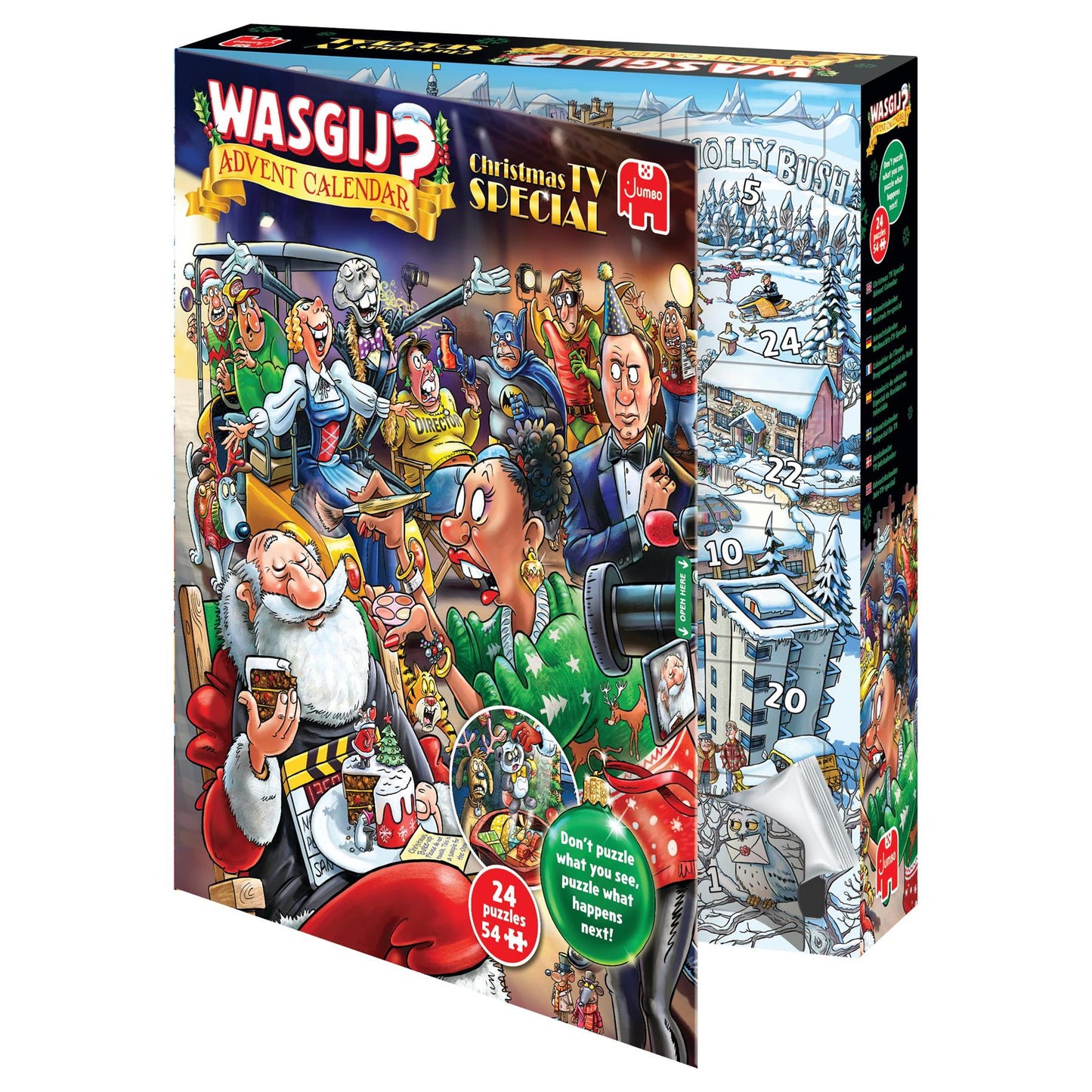 PRE-ORDER Wasgij Advent Calendar Christmas TV Special 24 x 54 Piece Jigsaw Puzzles