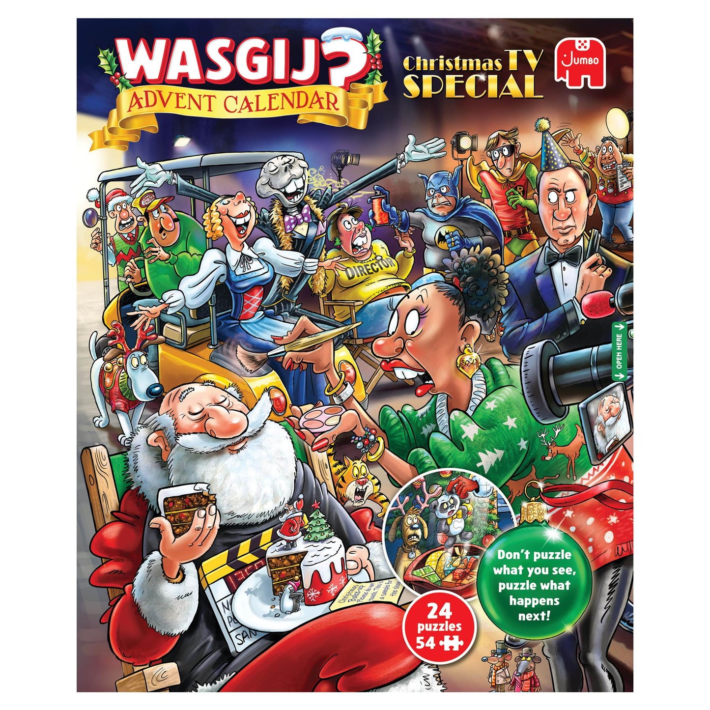PRE-ORDER Wasgij Advent Calendar Christmas TV Special 24 x 54 Piece Jigsaw Puzzles