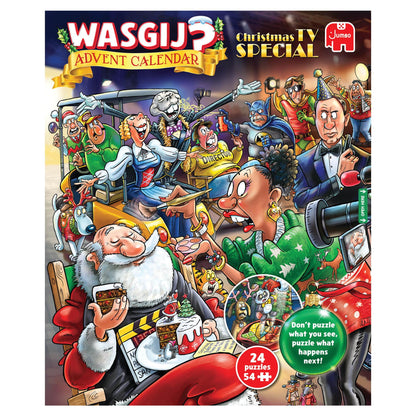 PRE-ORDER Wasgij Advent Calendar Christmas TV Special 24 x 54 Piece Jigsaw Puzzles