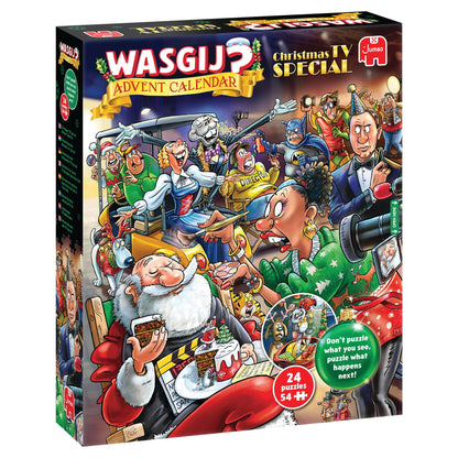 PRE-ORDER Wasgij Advent Calendar Christmas TV Special 24 x 54 Piece Jigsaw Puzzles