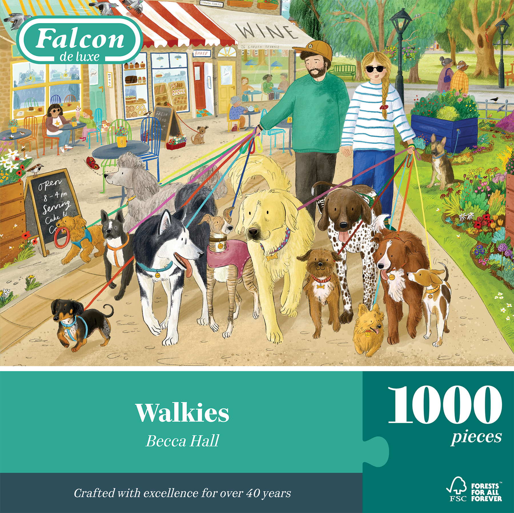Falcon De Luxe Puzzle 'The Blacksmith's Cottage' – 1000 Teile Premium-Qualität, Nahtloser Effekt, In Den Niederlanden Gemacht