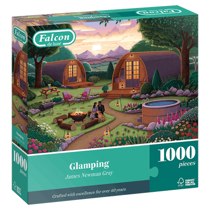 Glamping-Puzzle mit 1000 Teilen