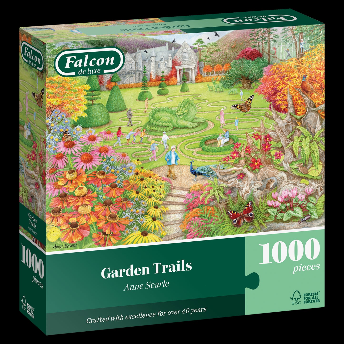 Falcon de Luxe Garden Trails 1000 Piece Jigsaw Puzzle