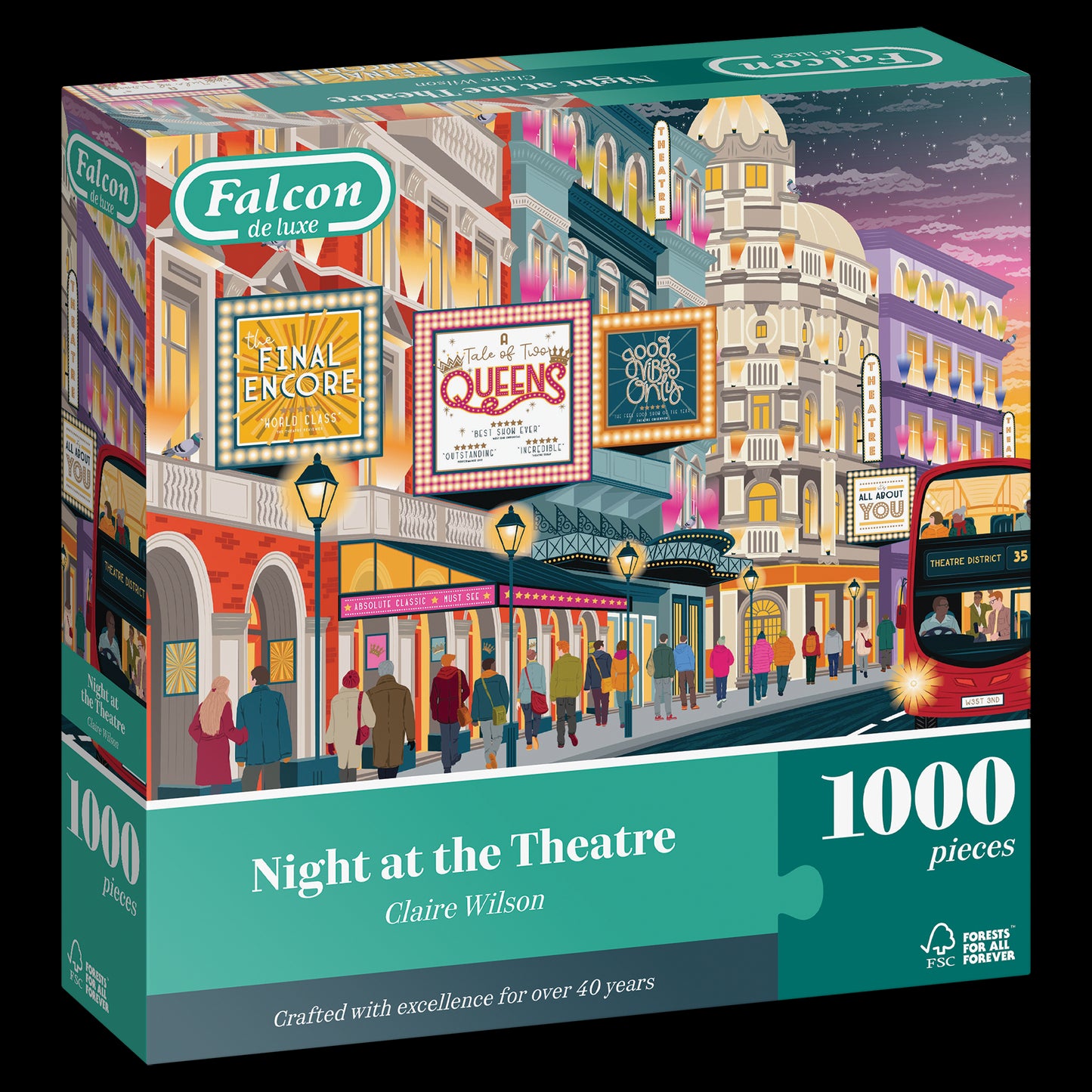 Falcon de Luxe Night at the Theatre 1000 Piece Jigsaw Puzzle