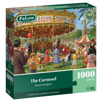 Falcon de luxe The Carousel 1000 Piece Jigsaw Puzzle